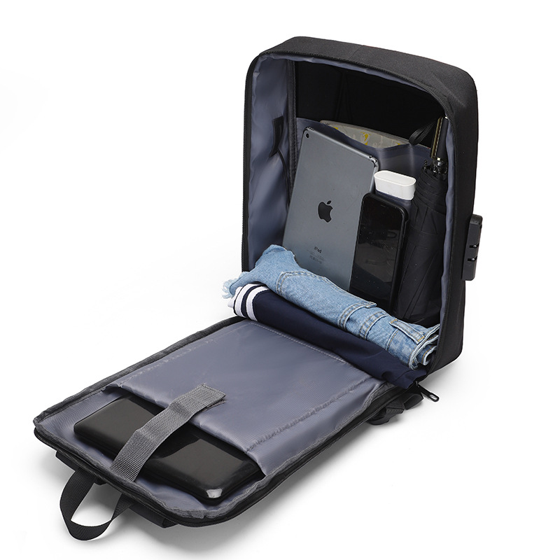 Laptop Backpack Mens Computer Light weight Slim Laptop Daypack with USB Charging Port