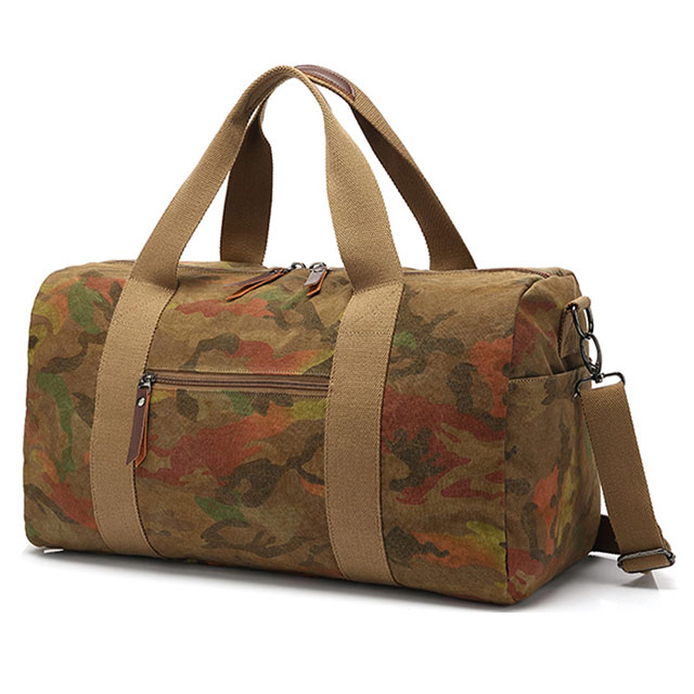 Washing Canvas Travel Duffel Bag 