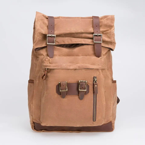 Multi-function computer canvas backpack 