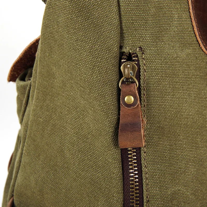 Unisex Vintage Backpack Rucksack Casual Canvas Backpack