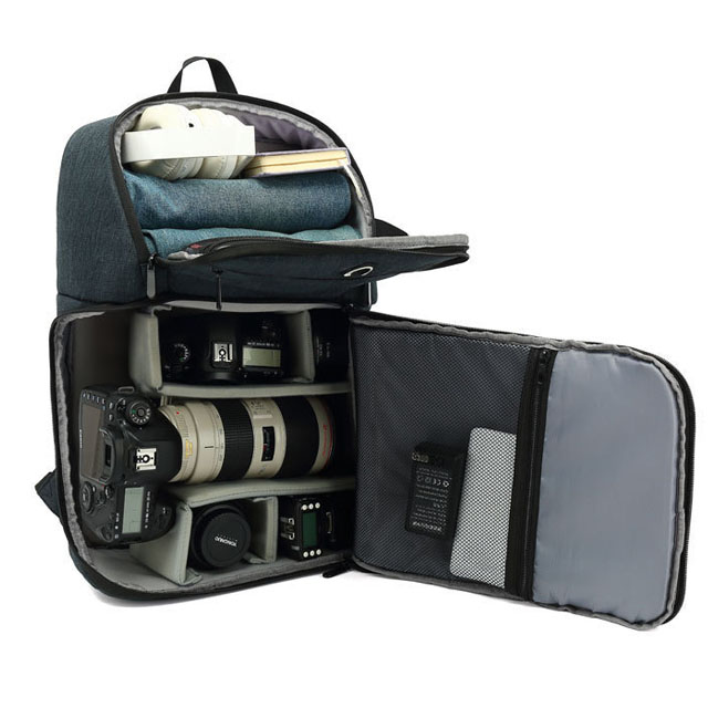 Camera Bag Padded Customisable Camera Backpack Waterproof 