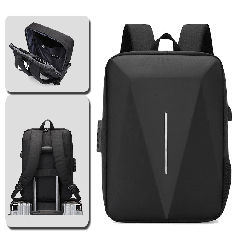 Laptop Backpack Mens Computer Light weight Slim Laptop Daypack with USB Charging Port