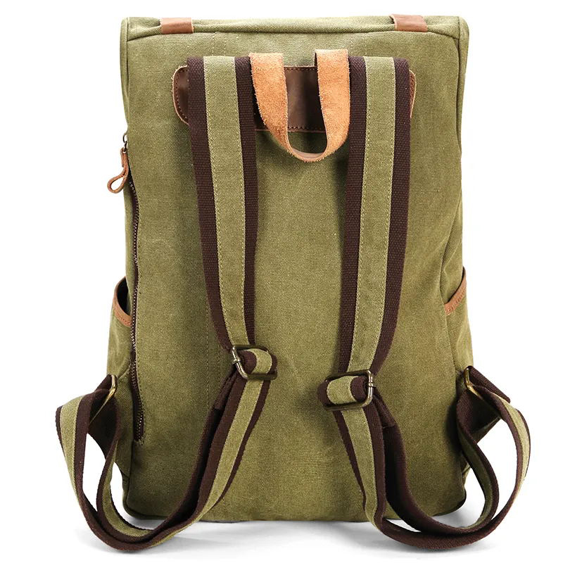 Unisex Vintage Backpack Rucksack Casual Canvas Backpack