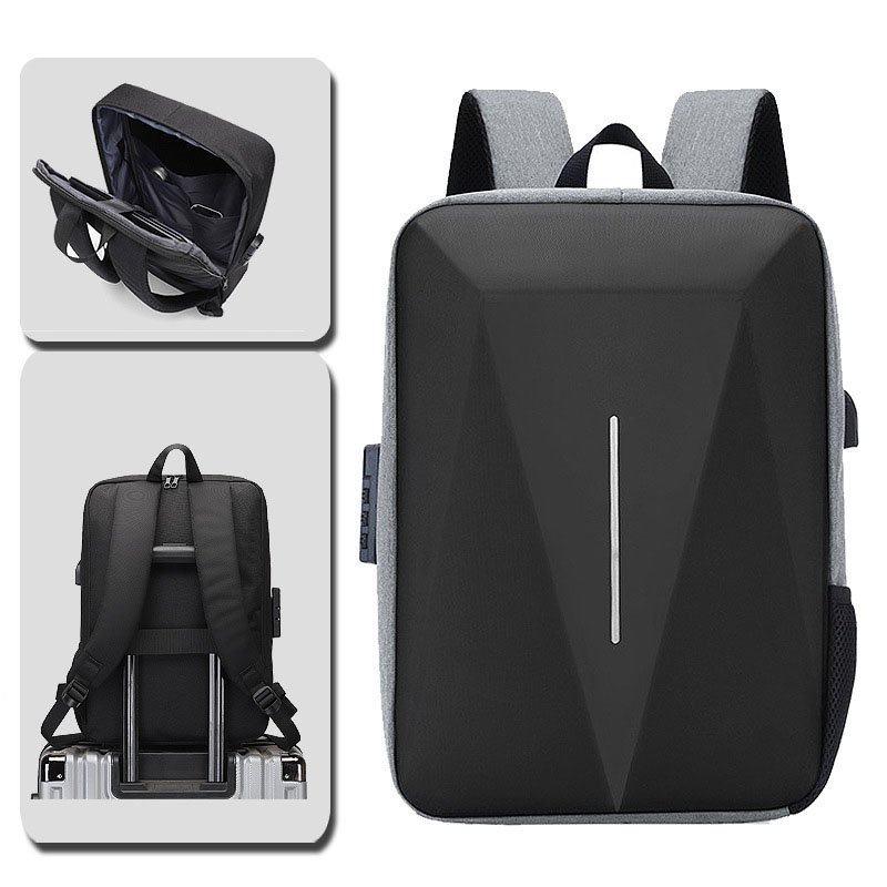 Laptop Backpack Mens Computer Light weight Slim Laptop Daypack with USB Charging Port