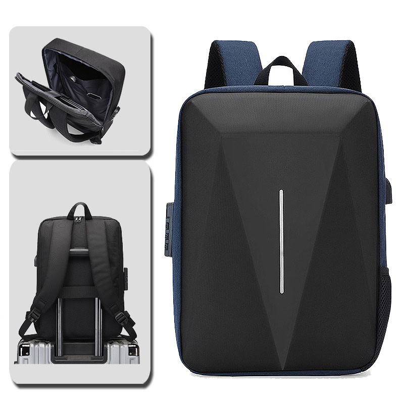 Laptop Backpack Mens Computer Light weight Slim Laptop Daypack with USB Charging Port