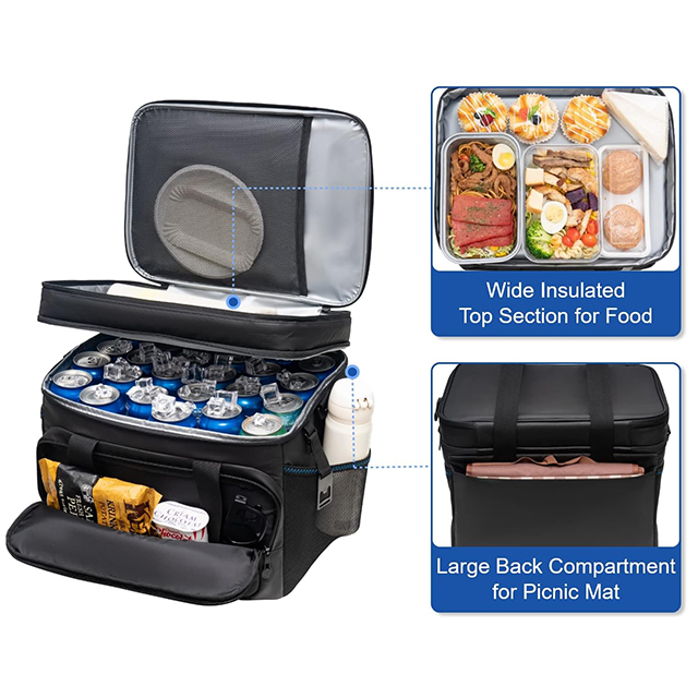 Insulated Beach Cooler Bag Lunch Box