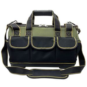15 Inch Heavy Duty Canvas Wide Mouth Tool Bag