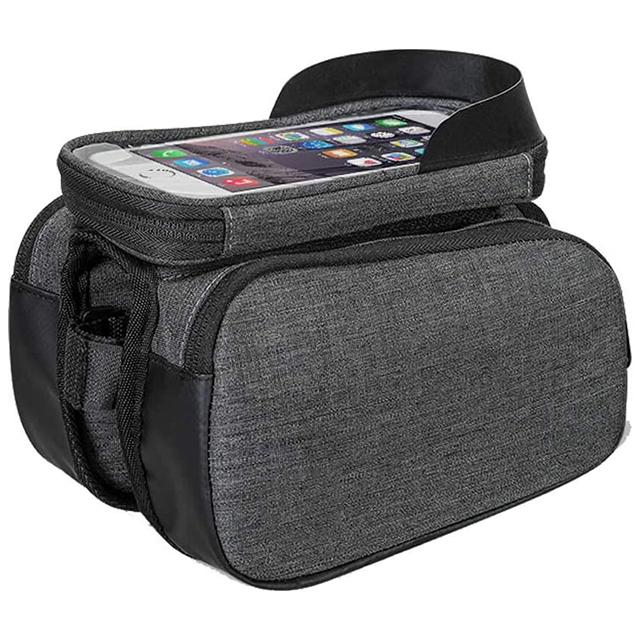 Mountain Cycling Front Frame Bicycle Phone Holder Pouch