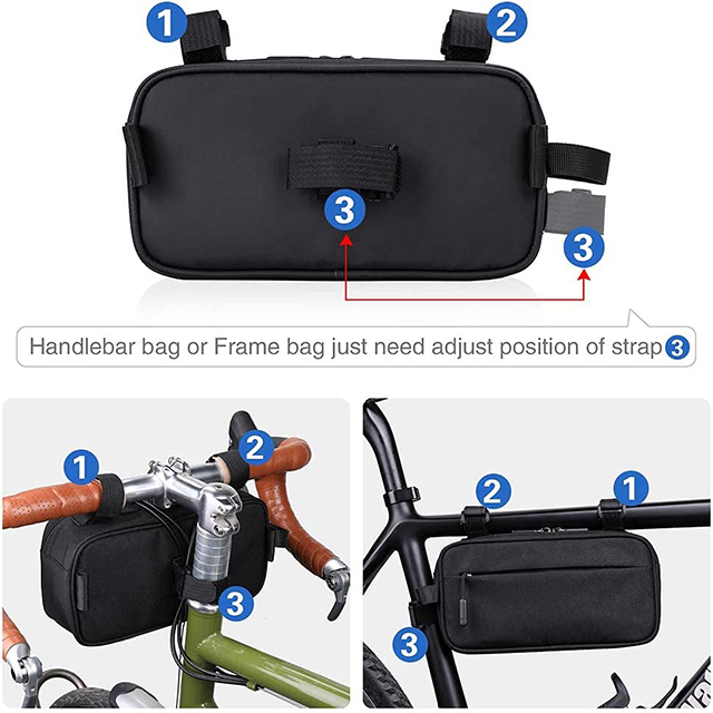 Waterproof Bicycle Frame Bag Cycling Top Tube Bag