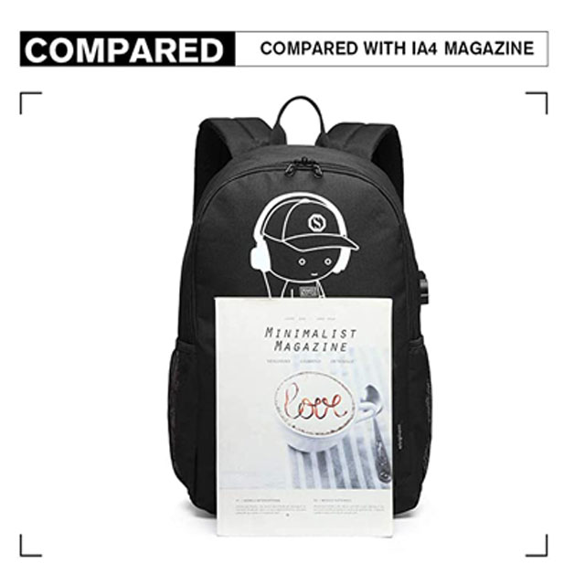  Durable Bookbags Rucksack with USB Port For Boys Girls