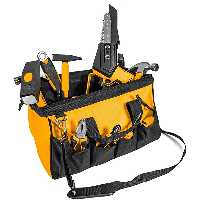 16 Inch Tool Bag Organizer with Wide Mouth