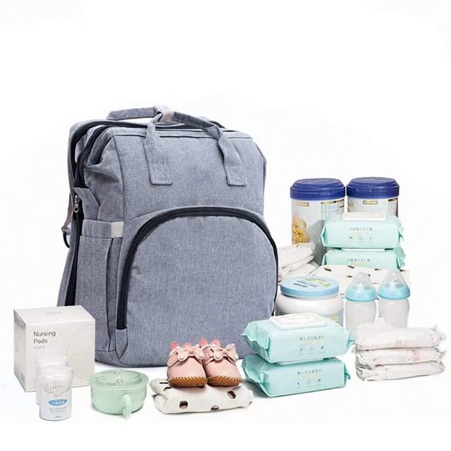 Mommy Bag Tote with Toddler Bed Sleeper Diaper Bag Backpack