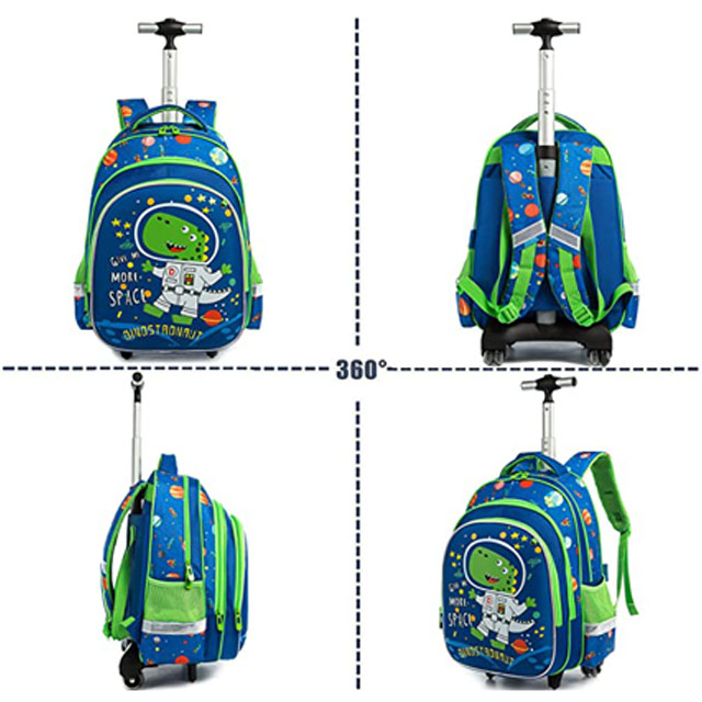 2023 Kids Trolley Bag School Backpack Sets