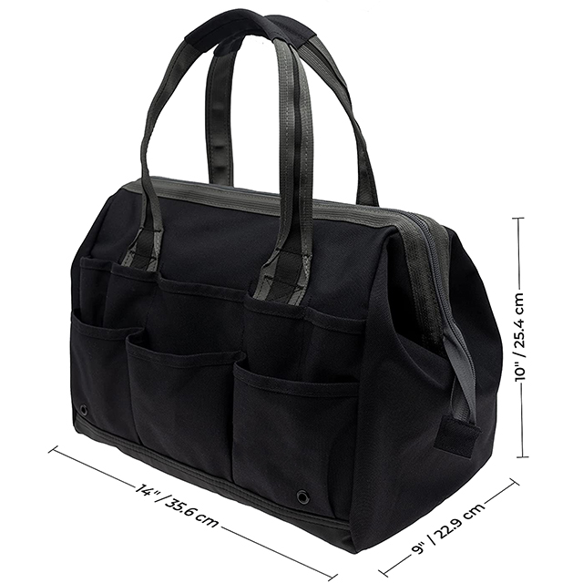 Multiple Purpose 14inch Wide-Mouth Tool Organizer Bag