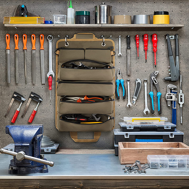 Small Tool Bag With Detachable Pouches