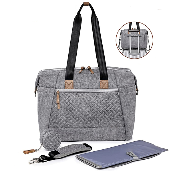 Large Travel Weekender Diaper Changing Messenger Bag