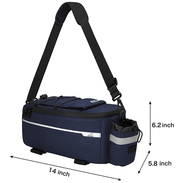 Newest Waterproof Bike Trunk Cooler Bag