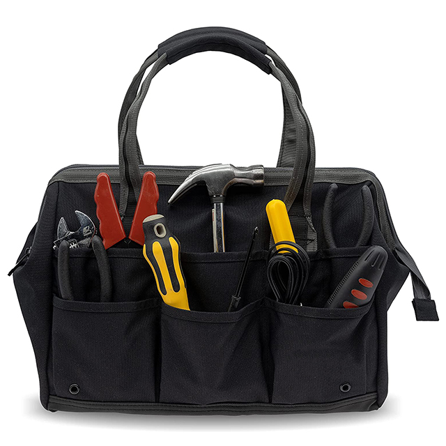 Multiple Purpose 14inch Wide-Mouth Tool Organizer Bag