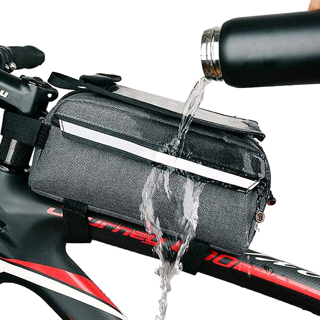 Bike Frame Bag Waterproof Touch Screen Bike Pouch Bag