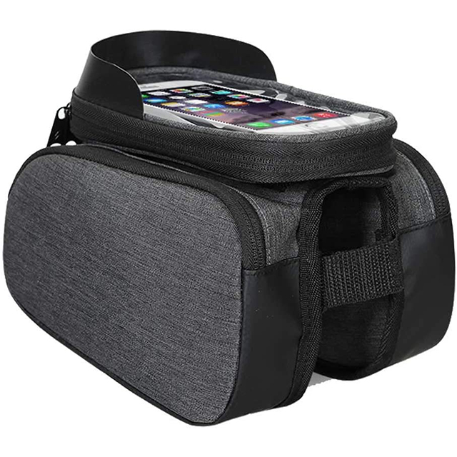 Mountain Cycling Front Frame Bicycle Phone Holder Pouch