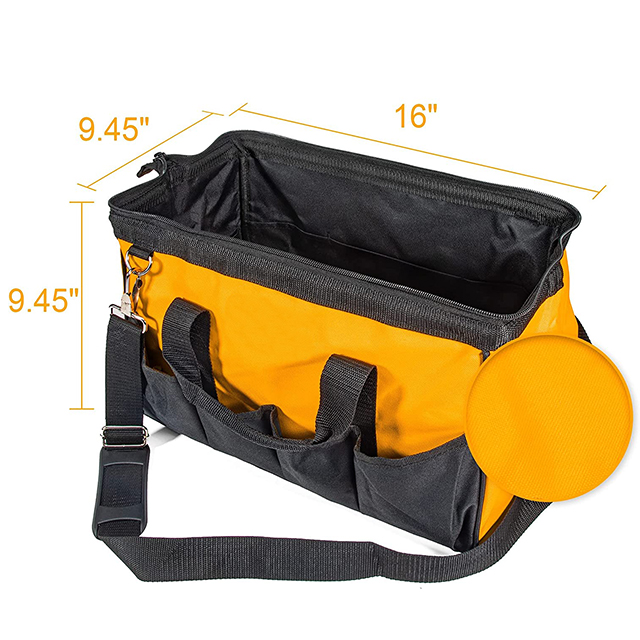 16 Inch Tool Bag Organizer with Wide Mouth