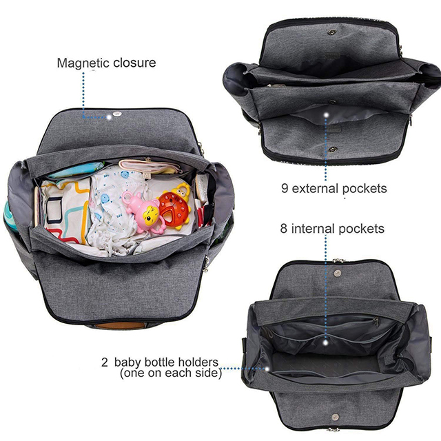 Large Diaper Bags Travel Diaper Tote Bag