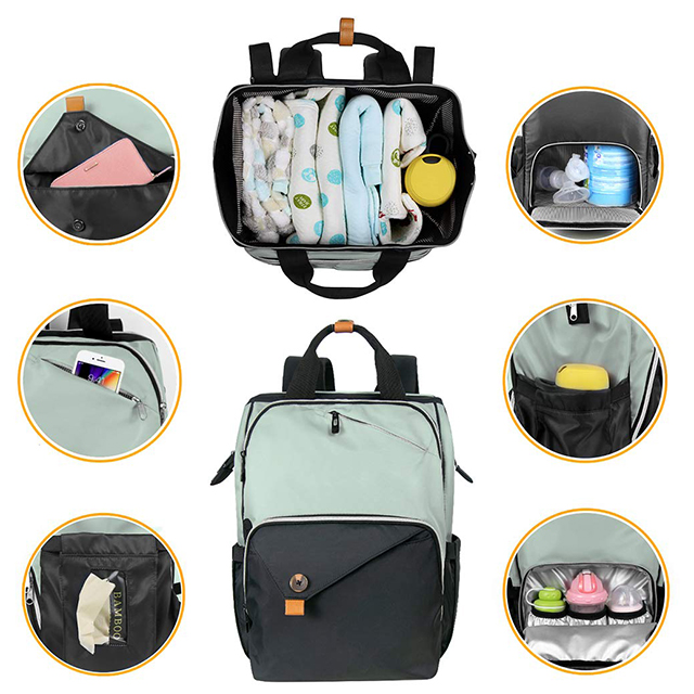 Large Capacity Travel Back Pack Maternity Baby Nappy Changing Bags