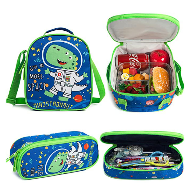 2023 Kids Trolley Bag School Backpack Sets