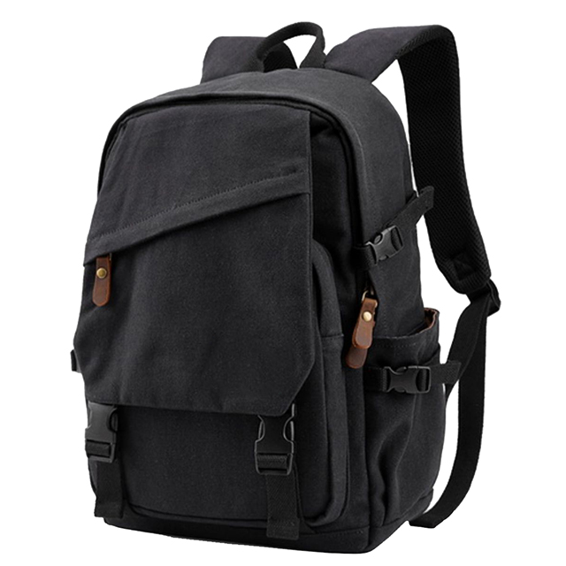 Canvas 17 Inch Vintage College School Backpacks Travel Rucksack