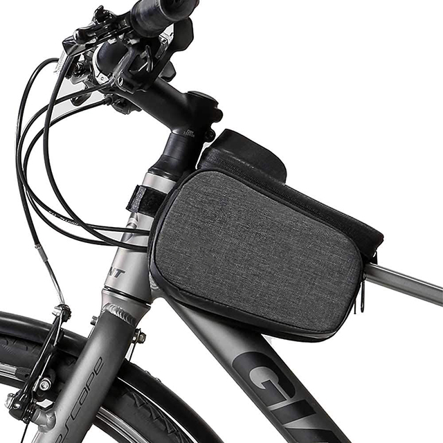 Mountain Cycling Front Frame Bicycle Phone Holder Pouch
