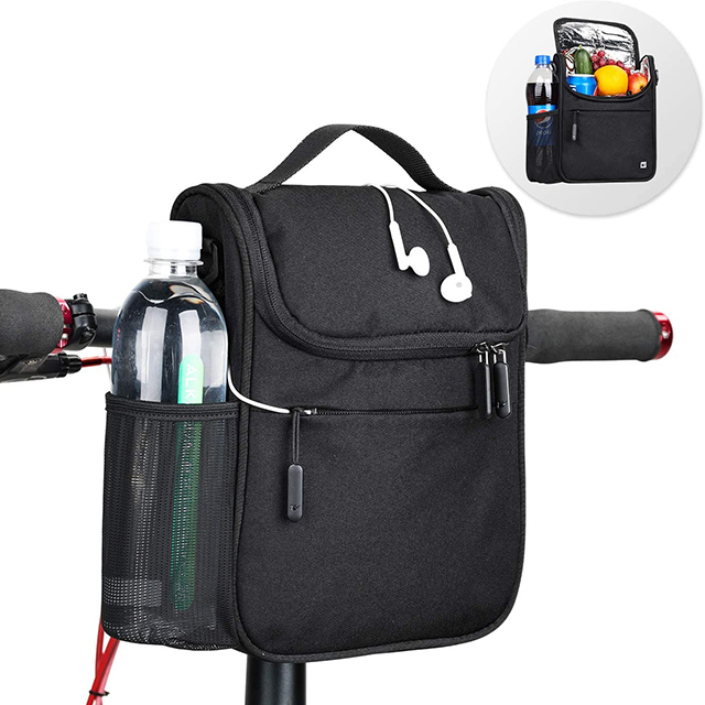 Multifunction Bicycle Front Tube Bag with Shoulder Strap