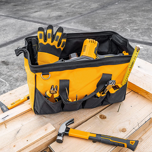 16 Inch Tool Bag Organizer with Wide Mouth