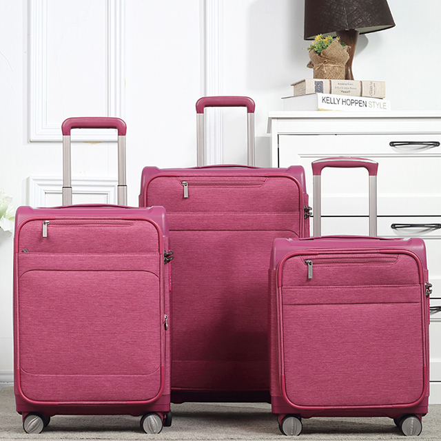 Luggage 4 Piece Set Suitcase with TSA lock spinner softshell 
