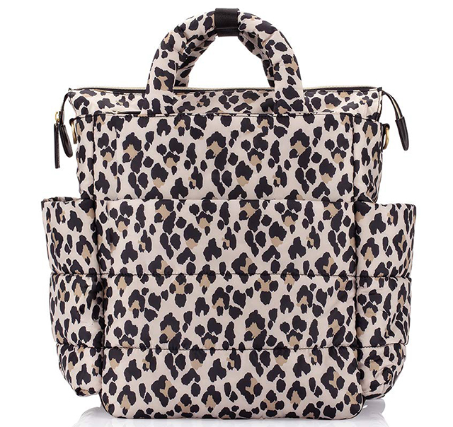 Lightweight Diaper Bag Converts from a Backpack to a Crossbody or Tote