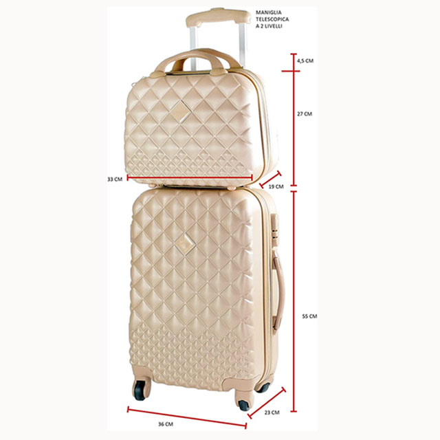 Luggage Set Travel Luggage Vanity Case with Strap