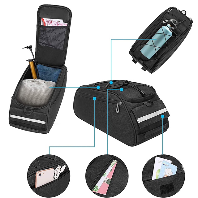 Waterproof Bicycle Trunk Pannier Rear Seat Bag