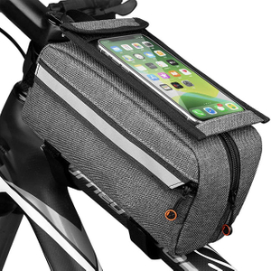 Bike Frame Bag Waterproof Touch Screen Bike Pouch Bag