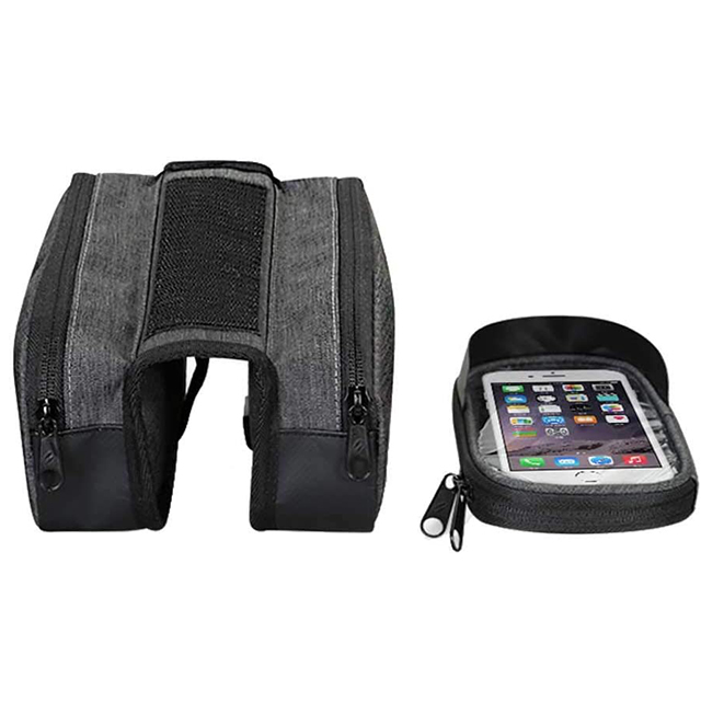 Mountain Cycling Front Frame Bicycle Phone Holder Pouch