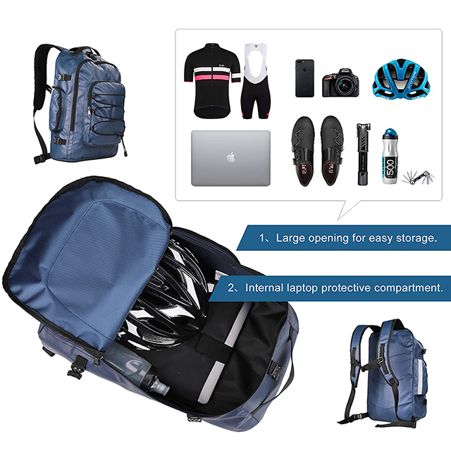 Bike Pannier Bag 3 in 1 Rack Saddle Backpack