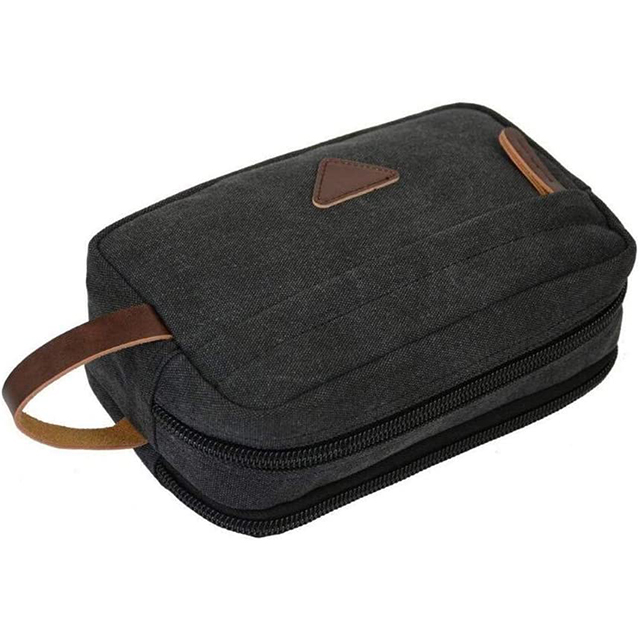 Mens Travel Canvas Toiletry Bag