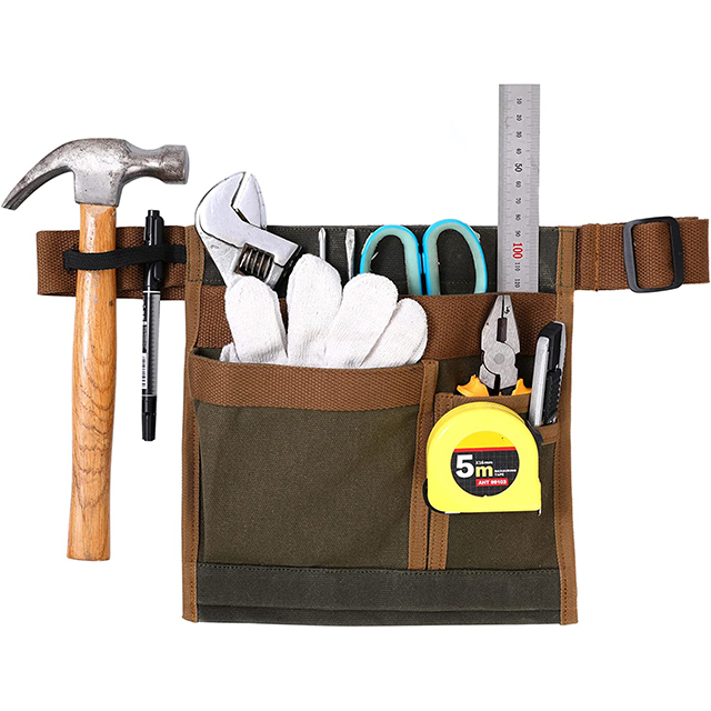 Heavy Duty 16OZ Waxed Canvas Tool Waist Pouches