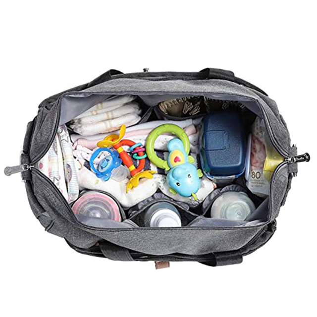 Large Travel diaper tote for Mom and Dad
