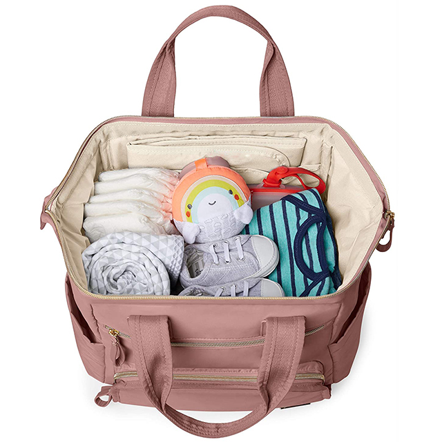 Mainframe Large Capacity Wide Open Structure Diaper Bag Backpack