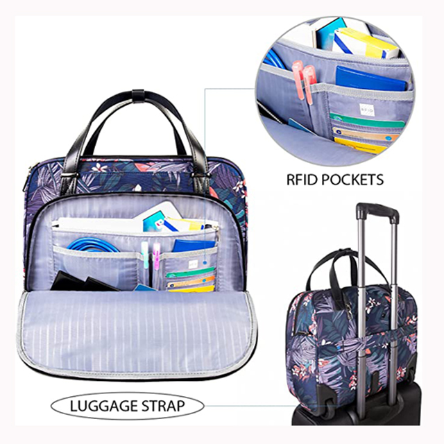 Rolling Laptop Case for Women