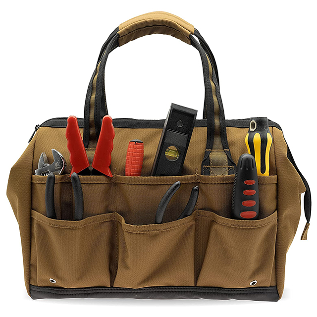 Multiple Purpose 14inch Wide-Mouth Tool Organizer Bag