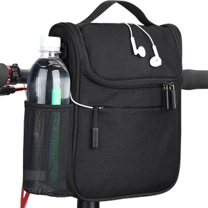 Multifunction Bicycle Front Tube Bag with Shoulder Strap