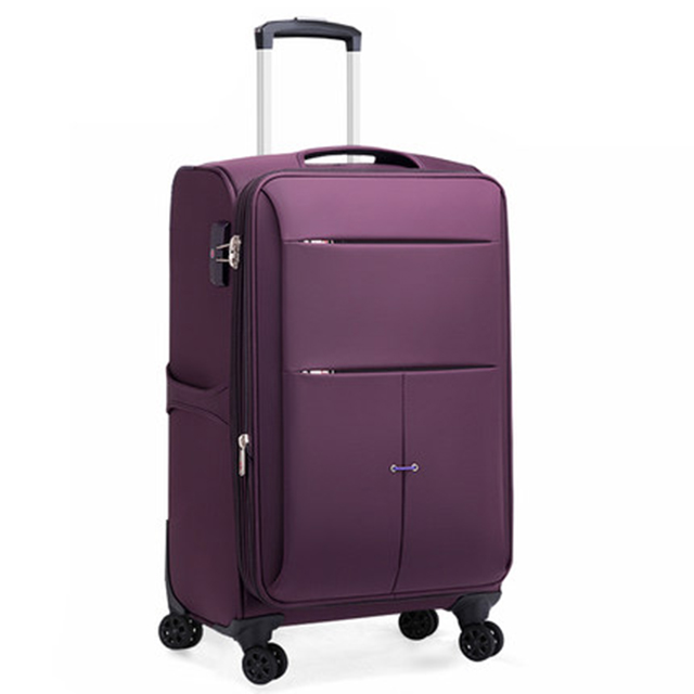 Softside Luggage with 4 Spinner Wheels Men and Women
