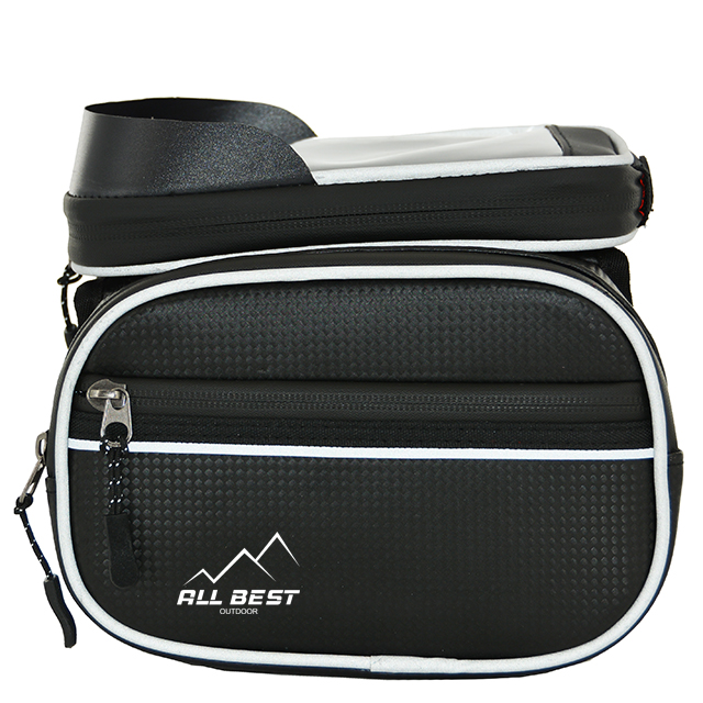 Bicycle Handlebar Bag with Touch Screen Cell Phone case Holder Cycling Storage Pouch 
