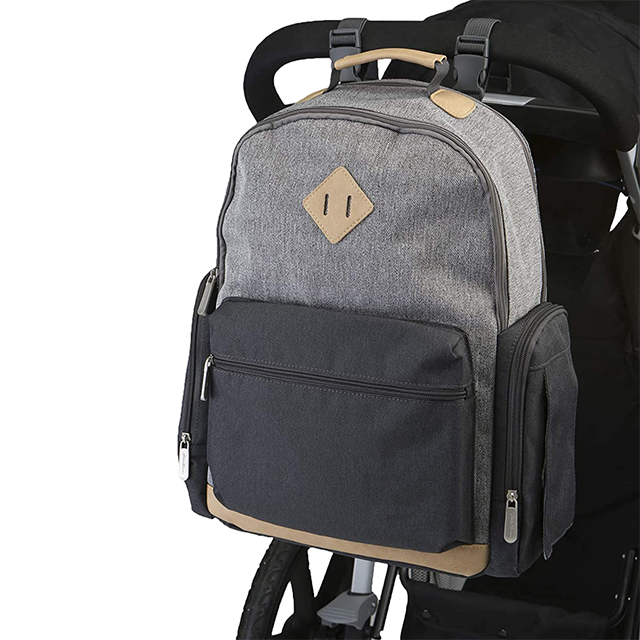 Diaper Bag Backpack, Cooler Bottle Pockets and Changing Pad Included