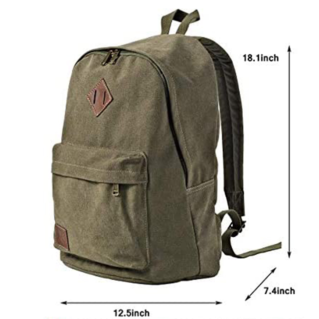 New Canvas School Laptop Backpack
